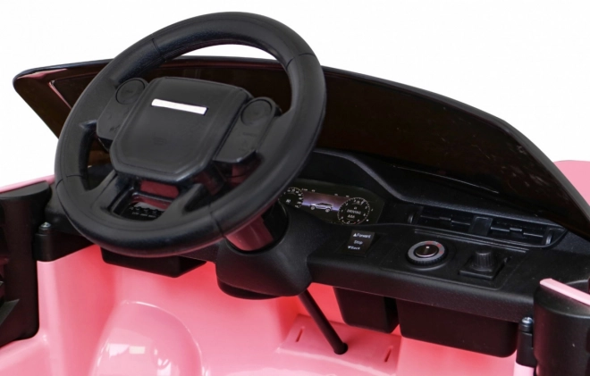Elektrické autíčko Range Rover Evoque růžové