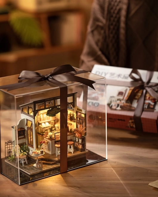 RoboTime 3D Dřevěné puzzle Kavárna č. 17
