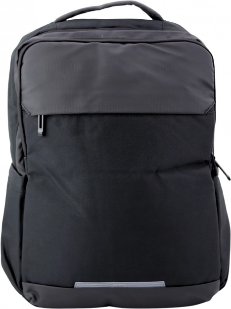 Městský batoh s USB a kapsou na notebook černý 16L