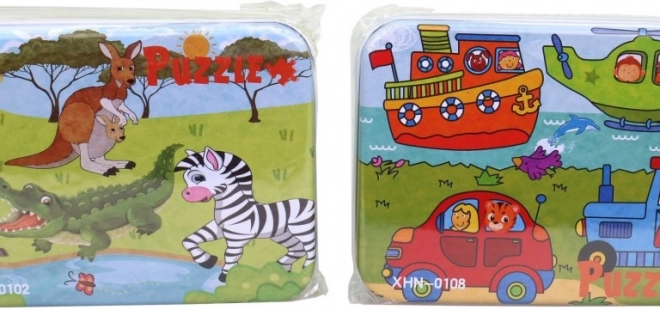 Dřevěné puzzle pro děti