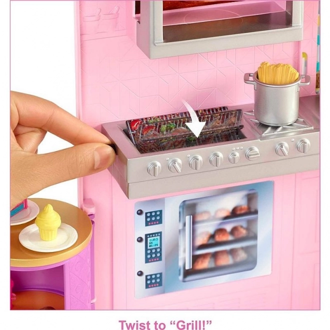 Barbie restaurace herní set