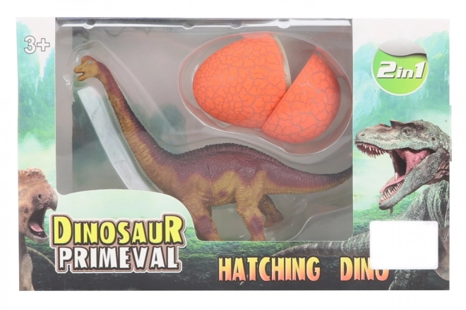Velký dinosaurus s vejcem