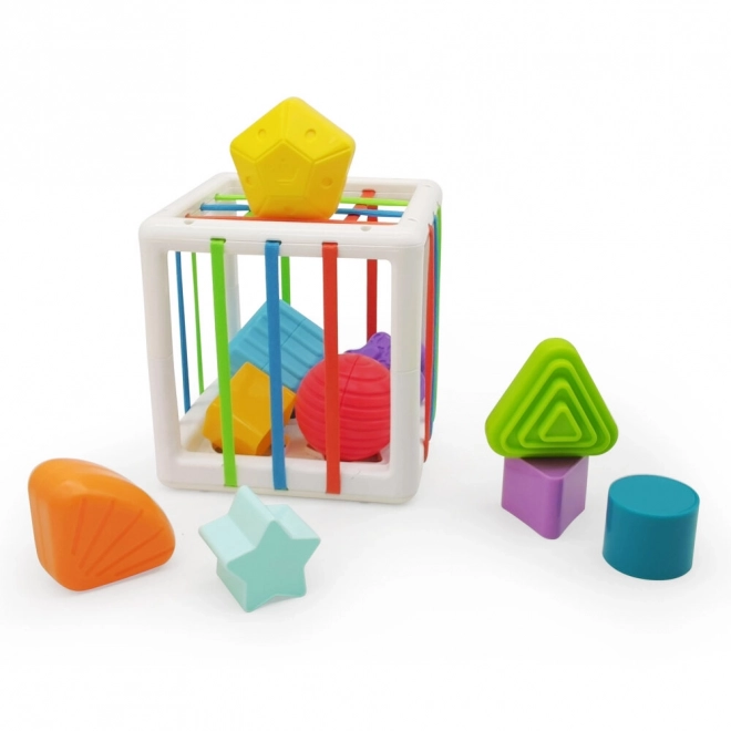 Flexibilní senzorické kostky Anti-Stress Sorter Eraser Blocks pro děti
