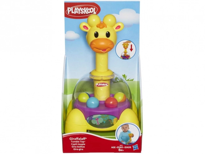 playkool žirafí roztočná věž s kuličkami od hasbro