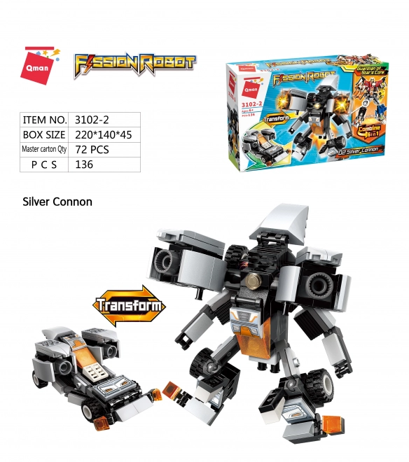 Qman Strážce jádra hvězdy - stavebnice robotického vozidla
