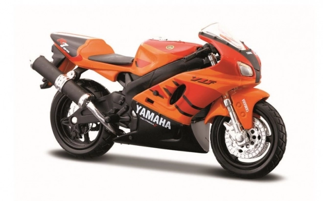 Model motocyklu Yamaha YZF-R7 se stojanem 1/18
