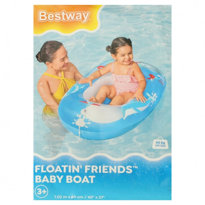 Dětský nafukovací člun ponton Bestway 34037 – Modrý