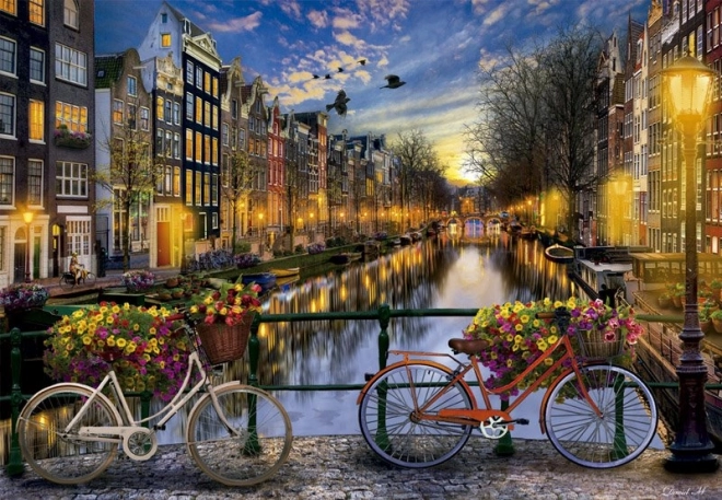 Puzzle Romantický Amsterdam 2000 dílků