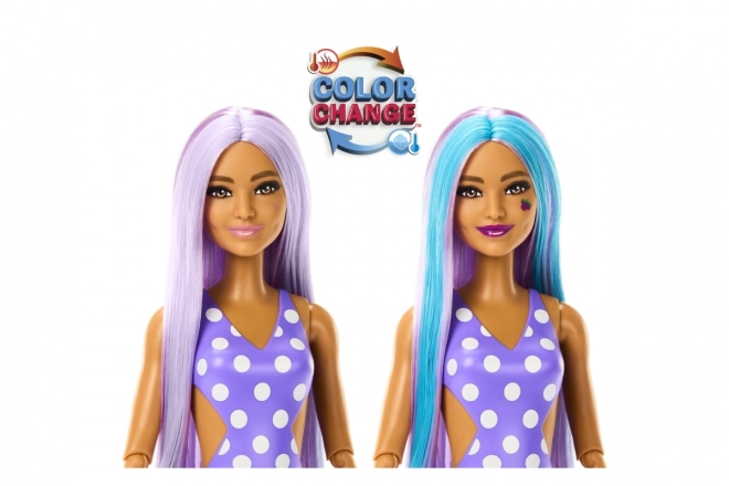Panenka Barbie Pop Reveal fialový ovocný šok