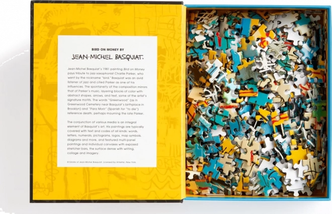 Puzzle Basquiat: Zámožný pták 500 dílků