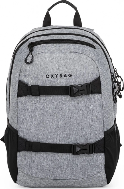 Studentský batoh a pouzdro OXY Sport Šedý Melange