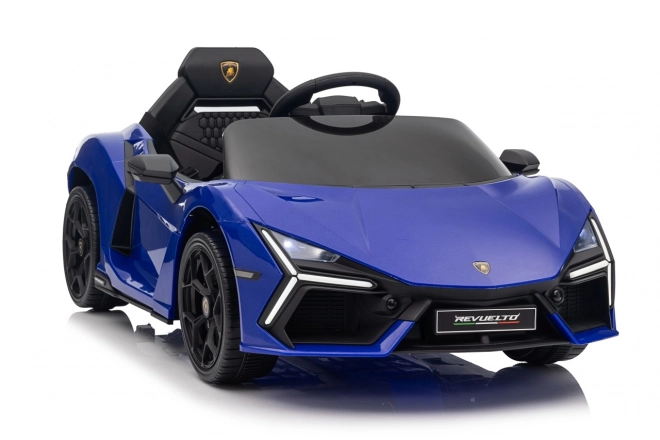 Dětský vůz lamborghini revuelto modrý