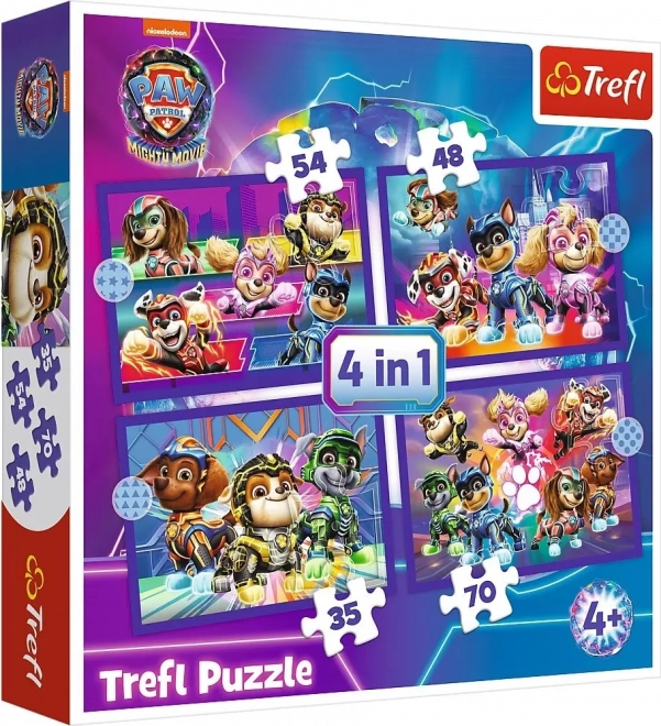 Puzzle Tlapková patrola 4v1