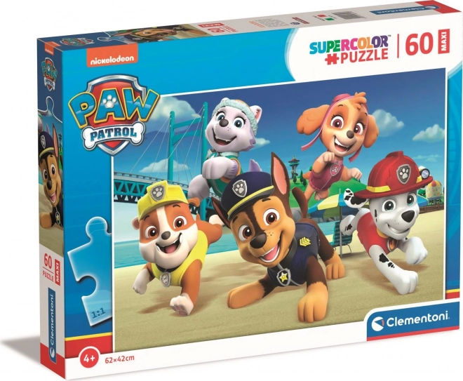 CLEMENTONI Puzzle Tlapková patrola MAXI 60 dílků