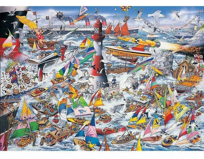 Puzzle Miluji lodě 1000 dílků od Gibsons