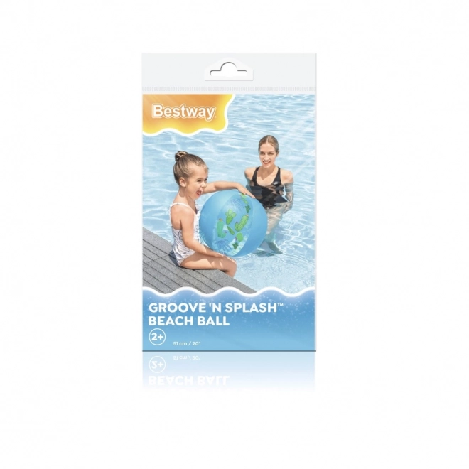 Barevný nafukovací plážový míč Bestway Groove 'n Splash 51 cm ovoce