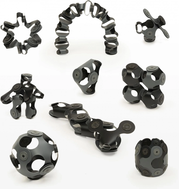 Designer Pack magnetické bloky Clixo, černé