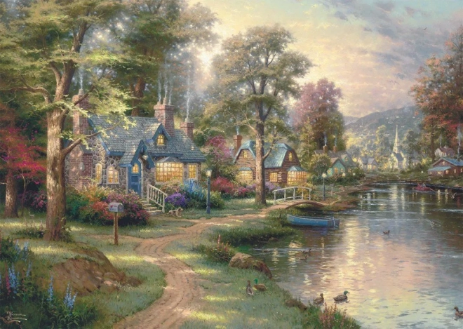 Dřevěné puzzle SCHMIDT Rodné jezero