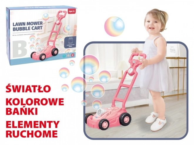 Bublinková sekačka růžová