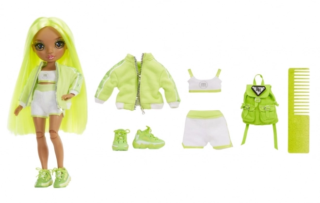 Rainbow High Junior Fashion panenka, série 2 – Karma