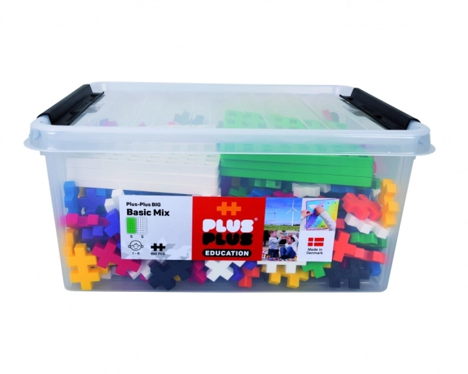 Plus-Plus Box Big základní stavebnice 400 dílků + 10 podložek