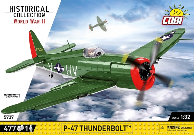COBI 5737 II WW P-47 Thunderbolt, 1:32, 477 k, 1 f