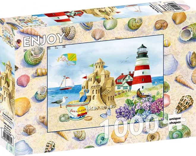 ENJOY Puzzle Zábava na Sluníčku 1000 Dílů