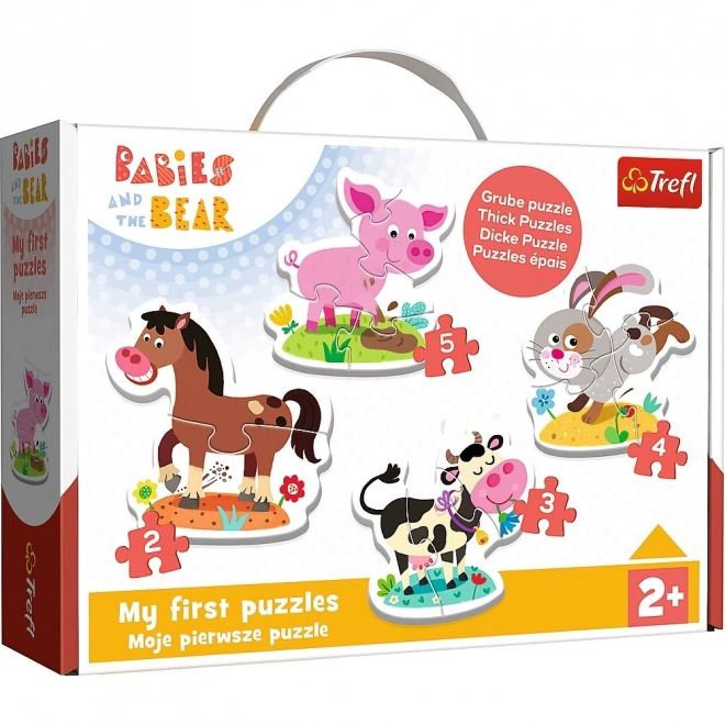 Puzzle Baby Classic: Na farmě