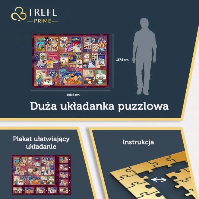 Puzzle 13500 dílků Zlatý věk Disney