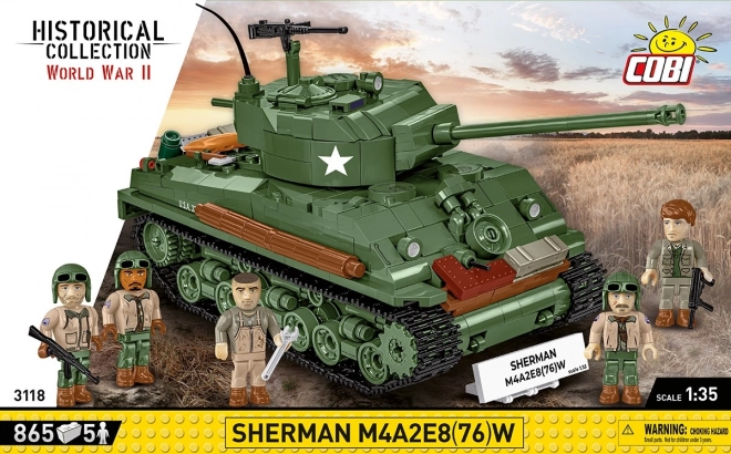 Stavebnice Sherman M4 Easy Eight 865 ks