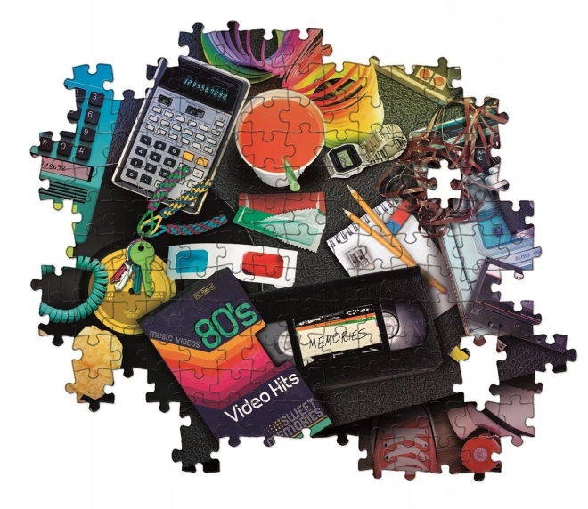 Puzzle 1000 ks vysoce kvalitní, 80s Nostalgia