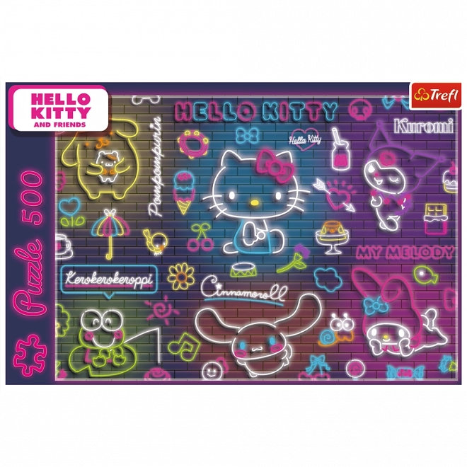 Puzzle Neon Hello Kitty 500 dílků
