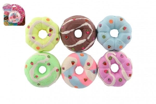 Donut sliz - barevný mix na kartě
