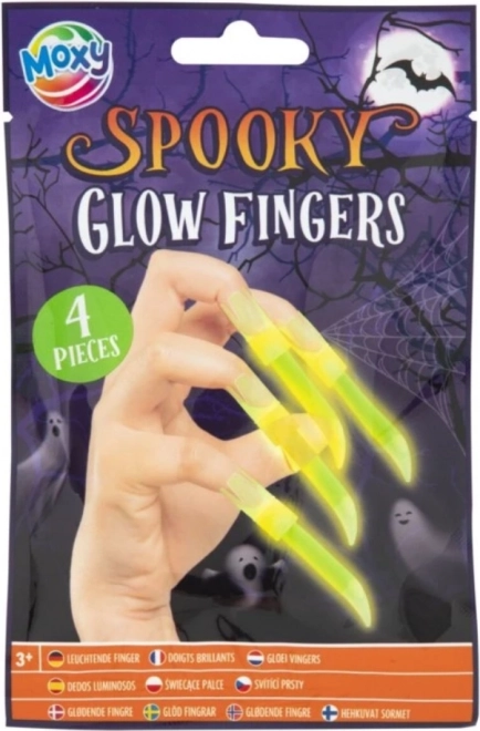 Moxy halloweenské svítící nehty