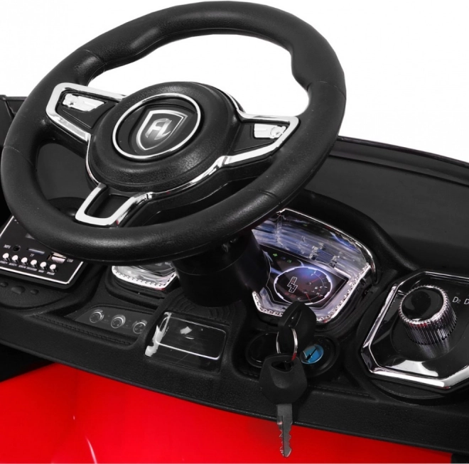 Elektrické autíčko sportovní Rapid Racer – Červené