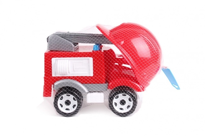 Hasičské auto Žebřík Přilba Hasič 3978