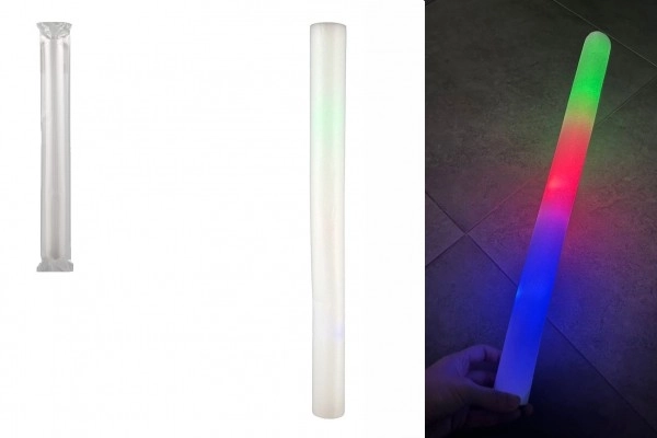 Svítící pěnová trubice na baterie 47 cm