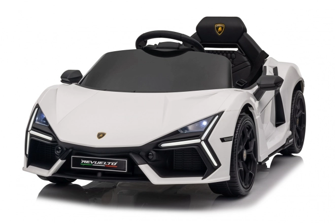 Dětský elektrický vůz Lamborghini Revuelto bílý