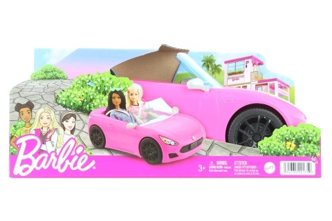 Barbie růžový kabriolet