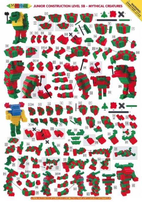 Konstruktivní kostky Mystická stvoření
