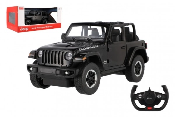 RC auto JEEP Wrangler Rubicon 1:14 černé od Rastar