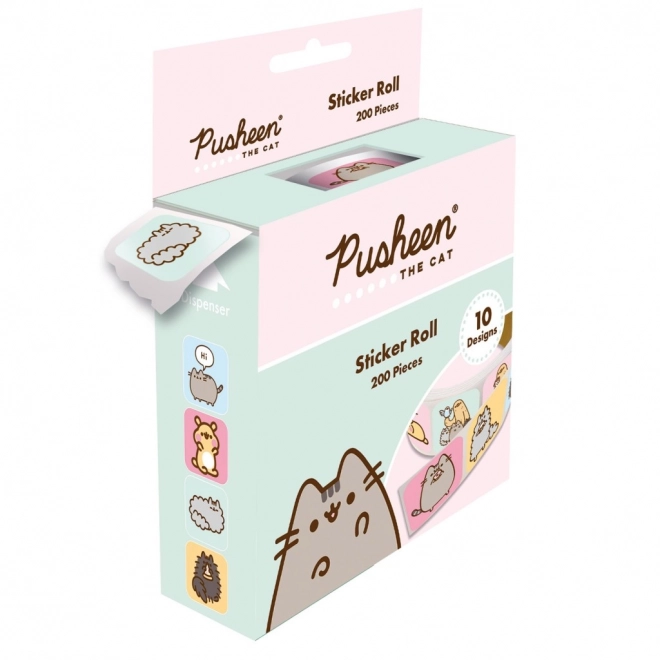 Samolepky Set s Motivem Pusheen (200 ks)