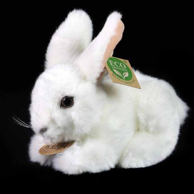 Plyšový králík bílý 18 cm ECO-FRIENDLY