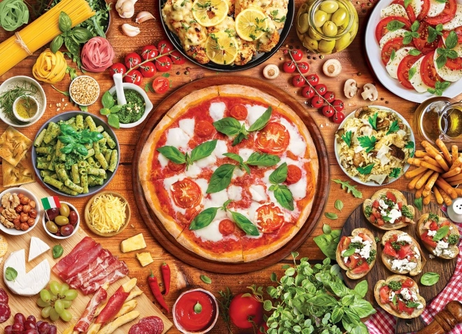 Puzzle Italský stůl 1000 dílků EUROGRAPHICS