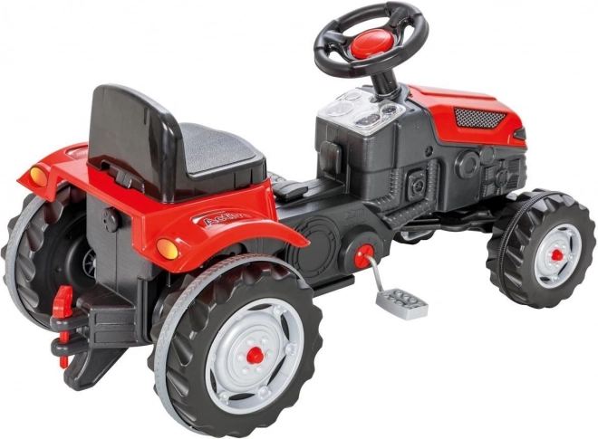 Traktor šlapací červený