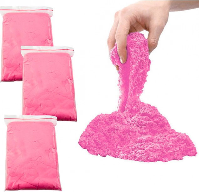 Sada kouzelného písku růžová 3kg s příslušenstvím