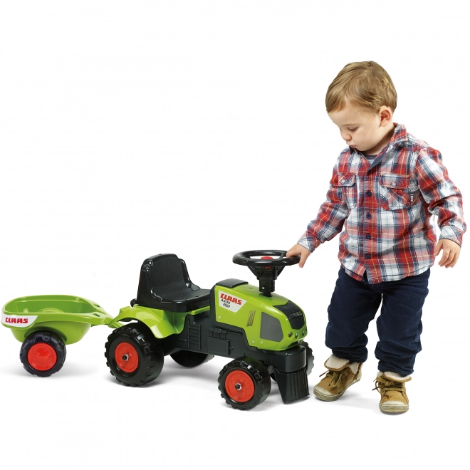 Odstrkovadlo - traktor Claas s volantem a valníkem