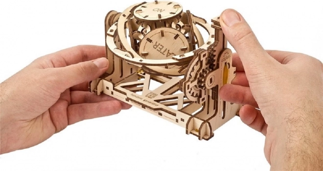 Ugears dřevěné 3D mechanické puzzle náhodný generátor