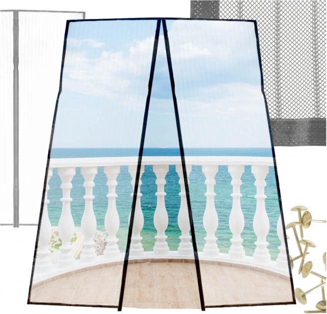Magnetická síť proti hmyzu LUARO na dveře 100x210 cm