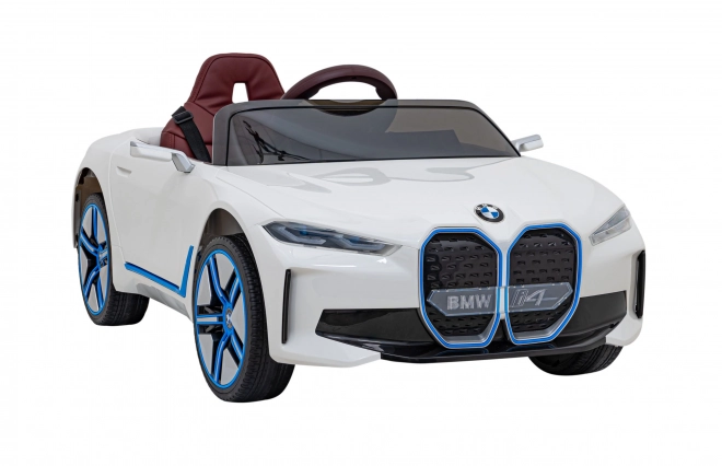 Dětské auto na baterii BMW i4 – Bílé